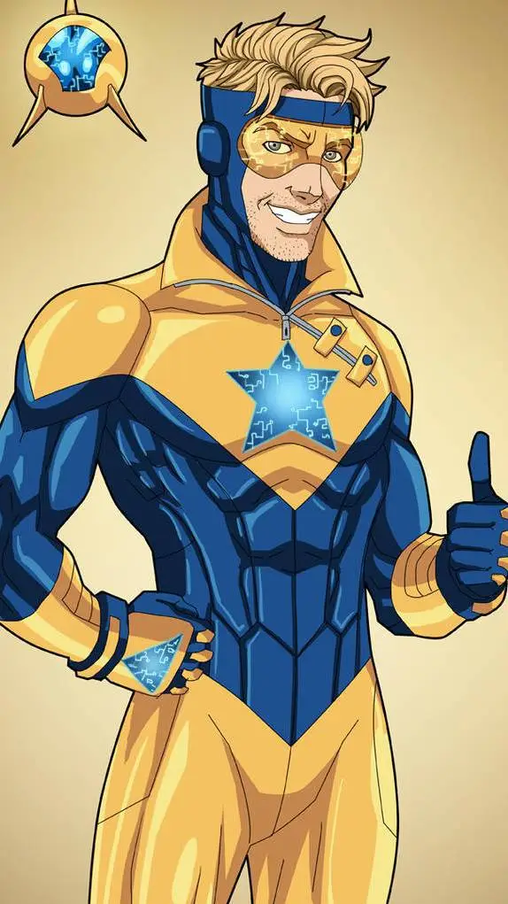 ai character: Booster Gold background
