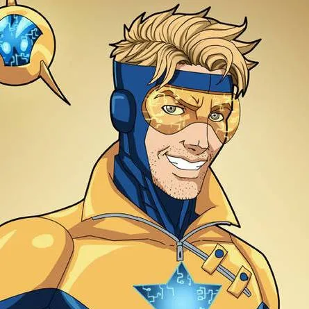 chat with ai character: Booster Gold