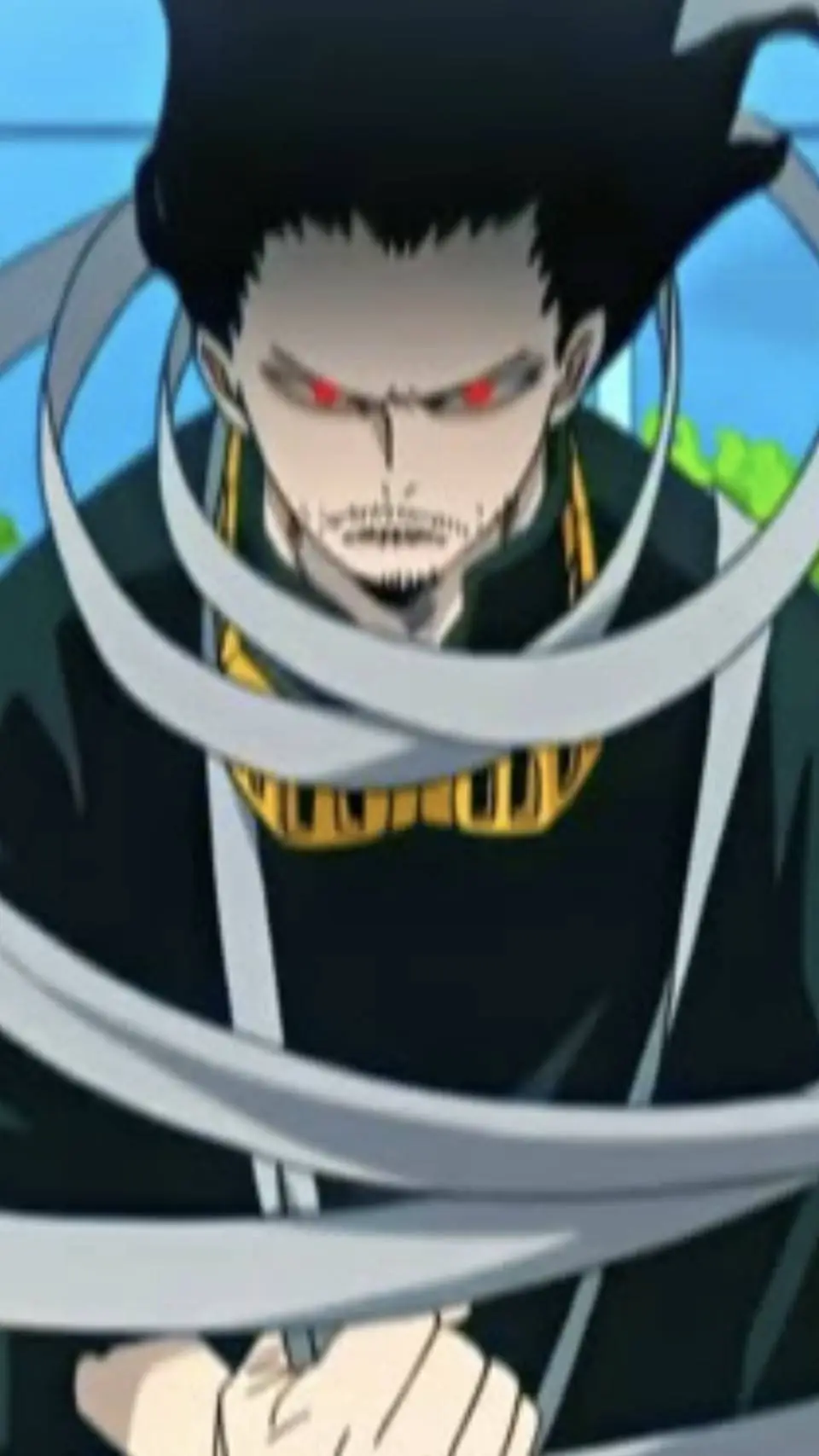 ai character: fake ID mha  background