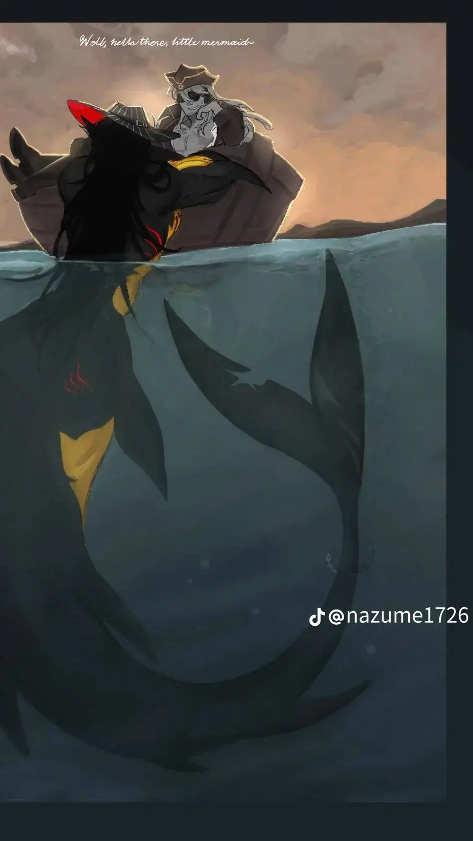 ai character: DoubleFedora SeaAU background