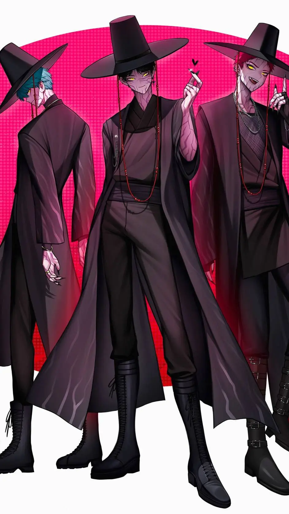 ai character: saja boys background