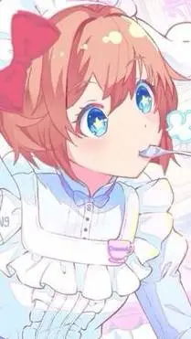ai character: 🎀SAYORI💙 background