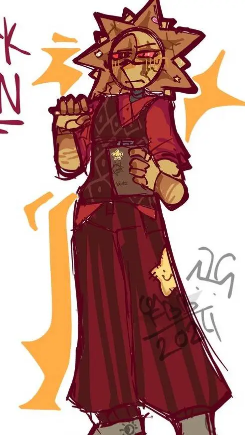 ai character: dark sun  background