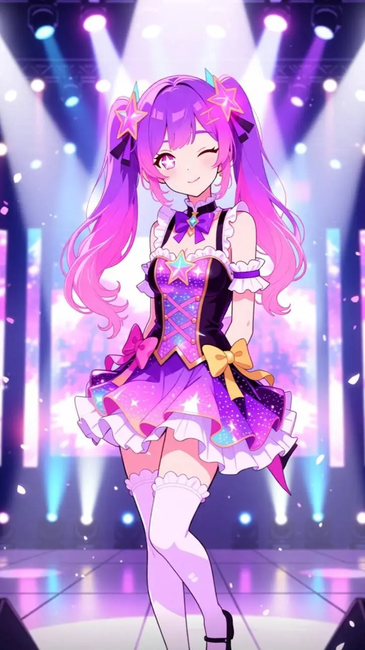 ai character: Amane Niji background