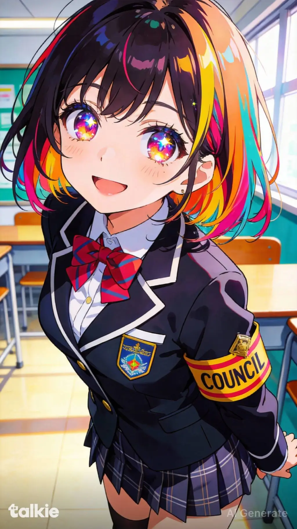 ai character: Akari Himura background