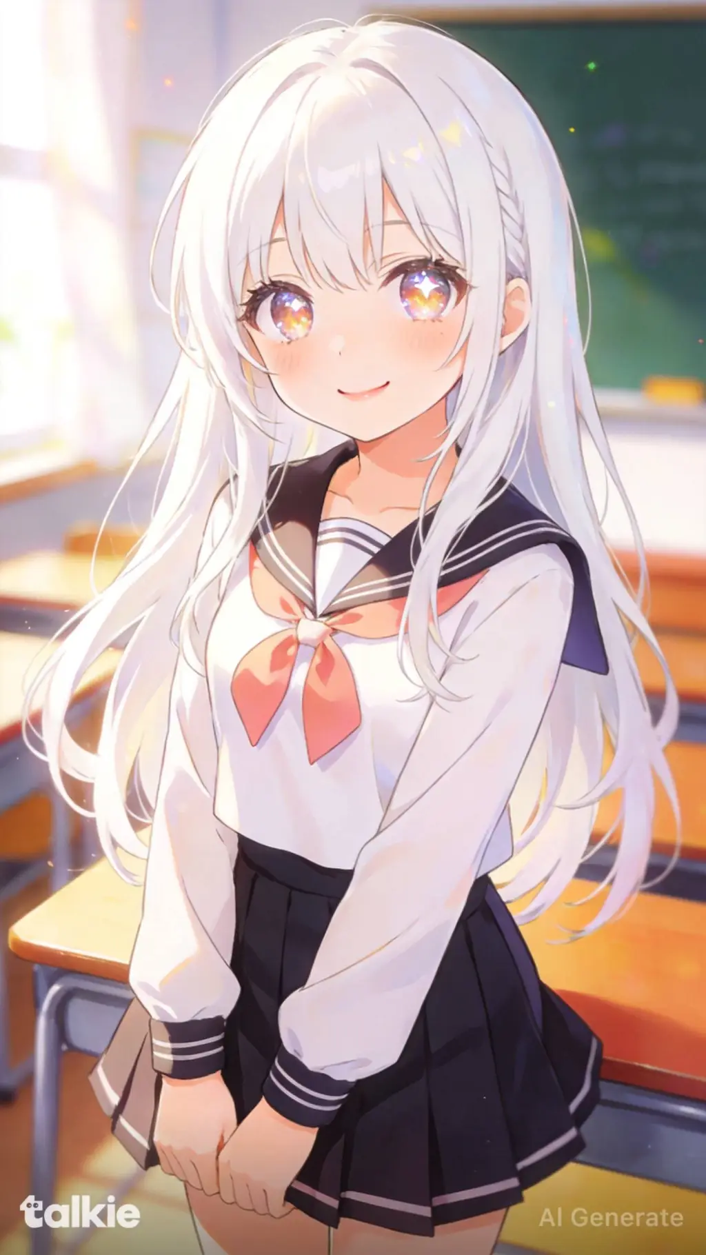 ai character: Yuki Shiraishi ❄️ background