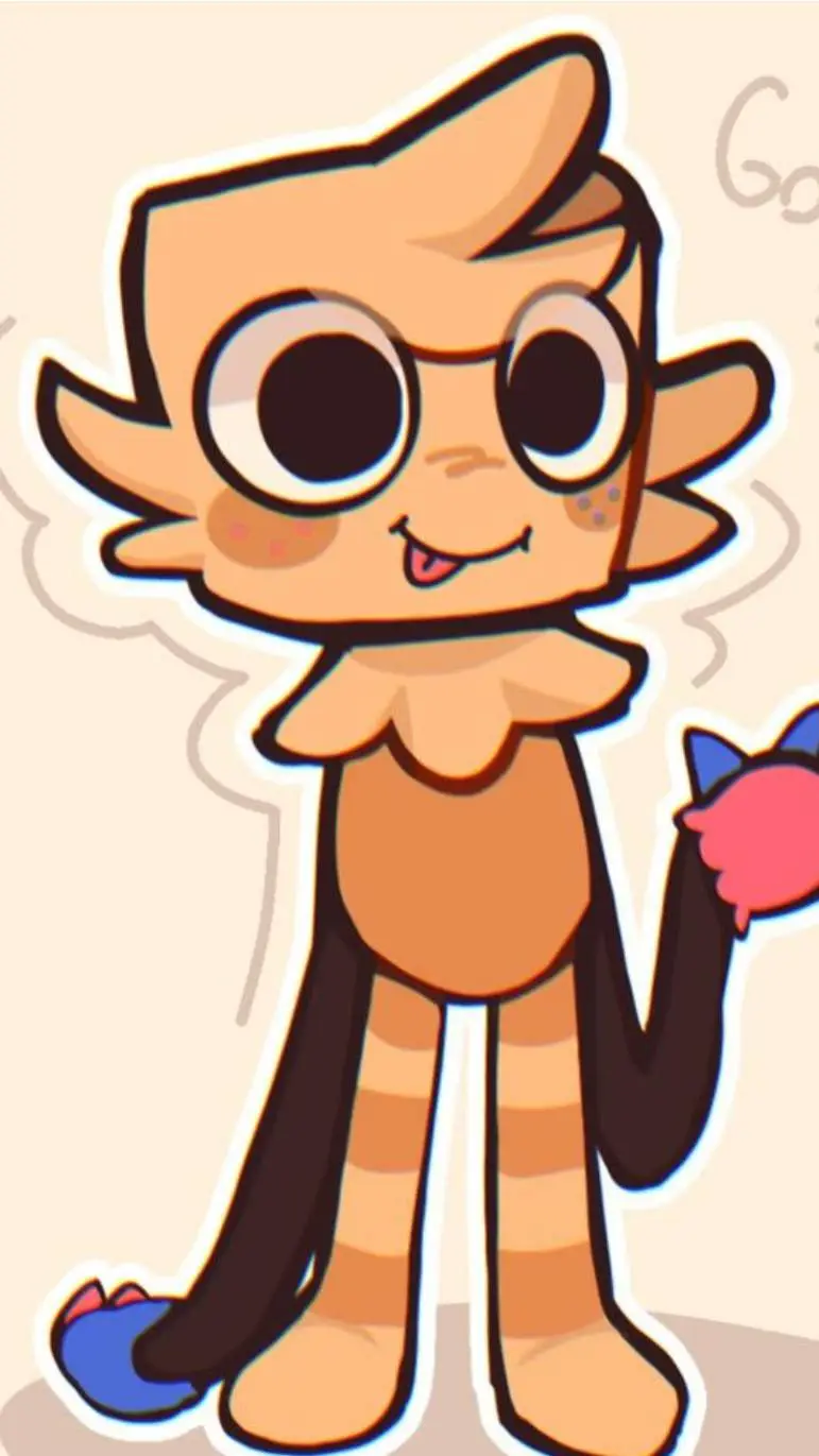 ai character: Dandys world background