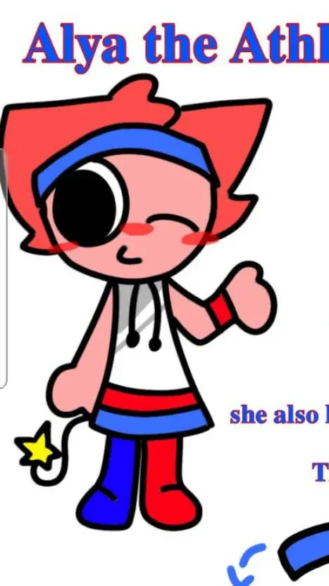 ai character: Alya the Athlete background