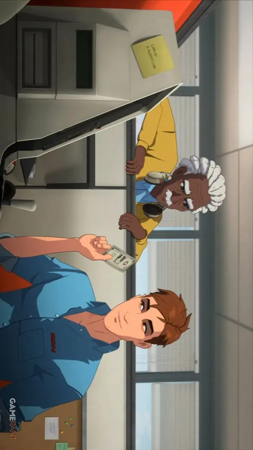 ai character: Dispatch (Game) background