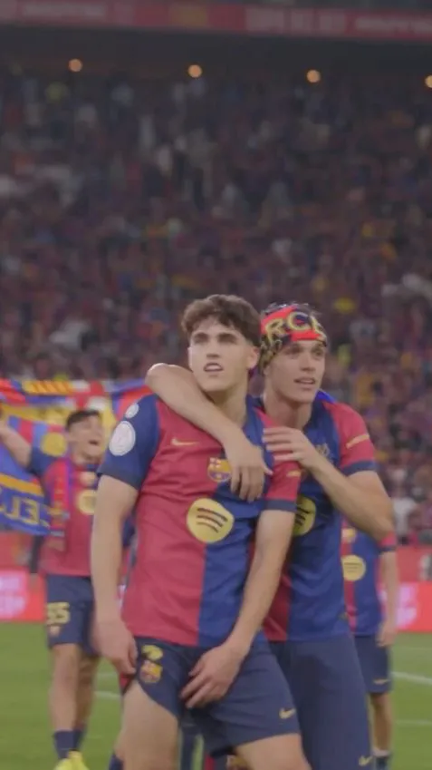 ai character: Pau Cubarsí  background