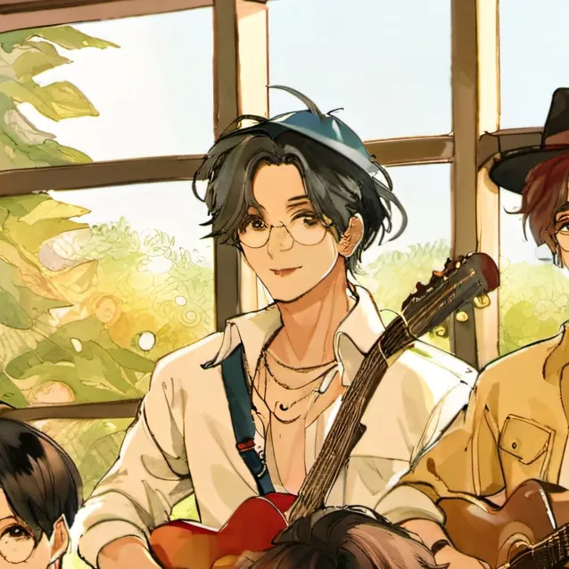 chat with ai character: boy band