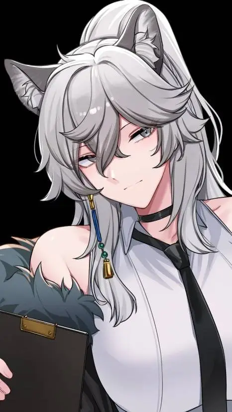 ai character: SilverAsh (Female) background