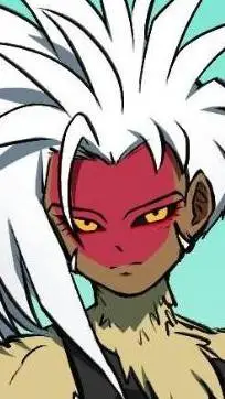 ai character: Sento saiyan background