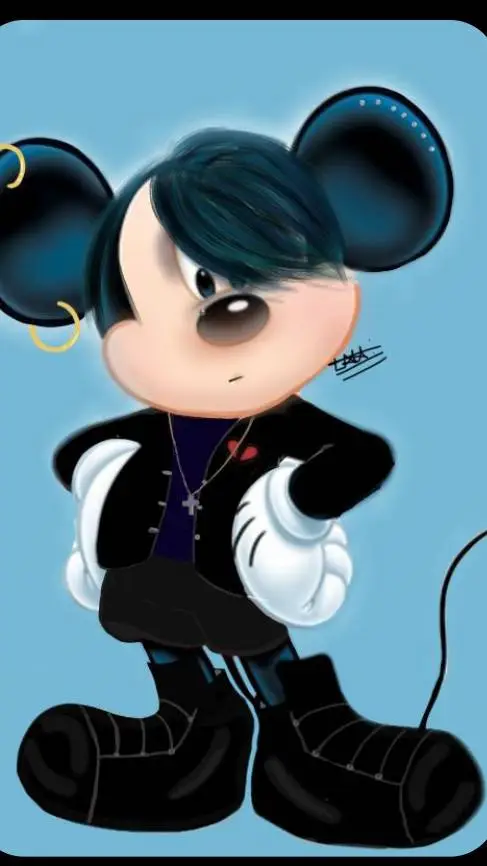 ai character: Emo Mickey background