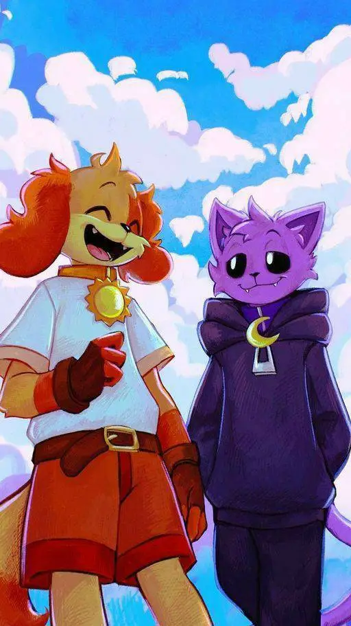 ai character: Dog day x Catnap background