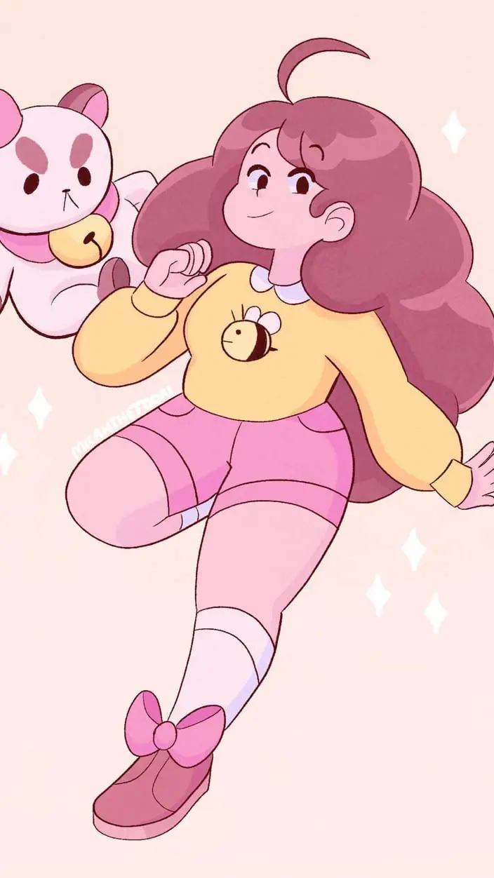 ai character: BEE AND PUPPYCAT background