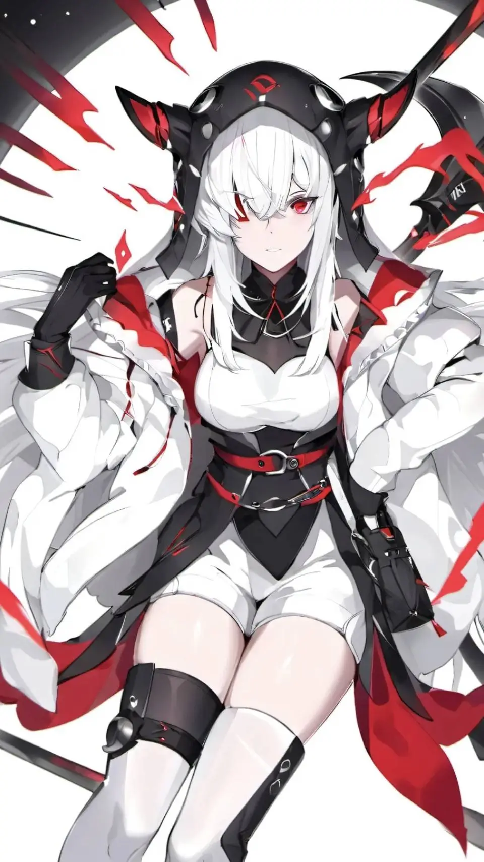 ai character: Crimson background