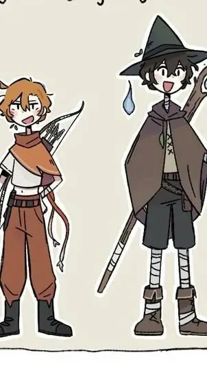 ai character: Magical AU background