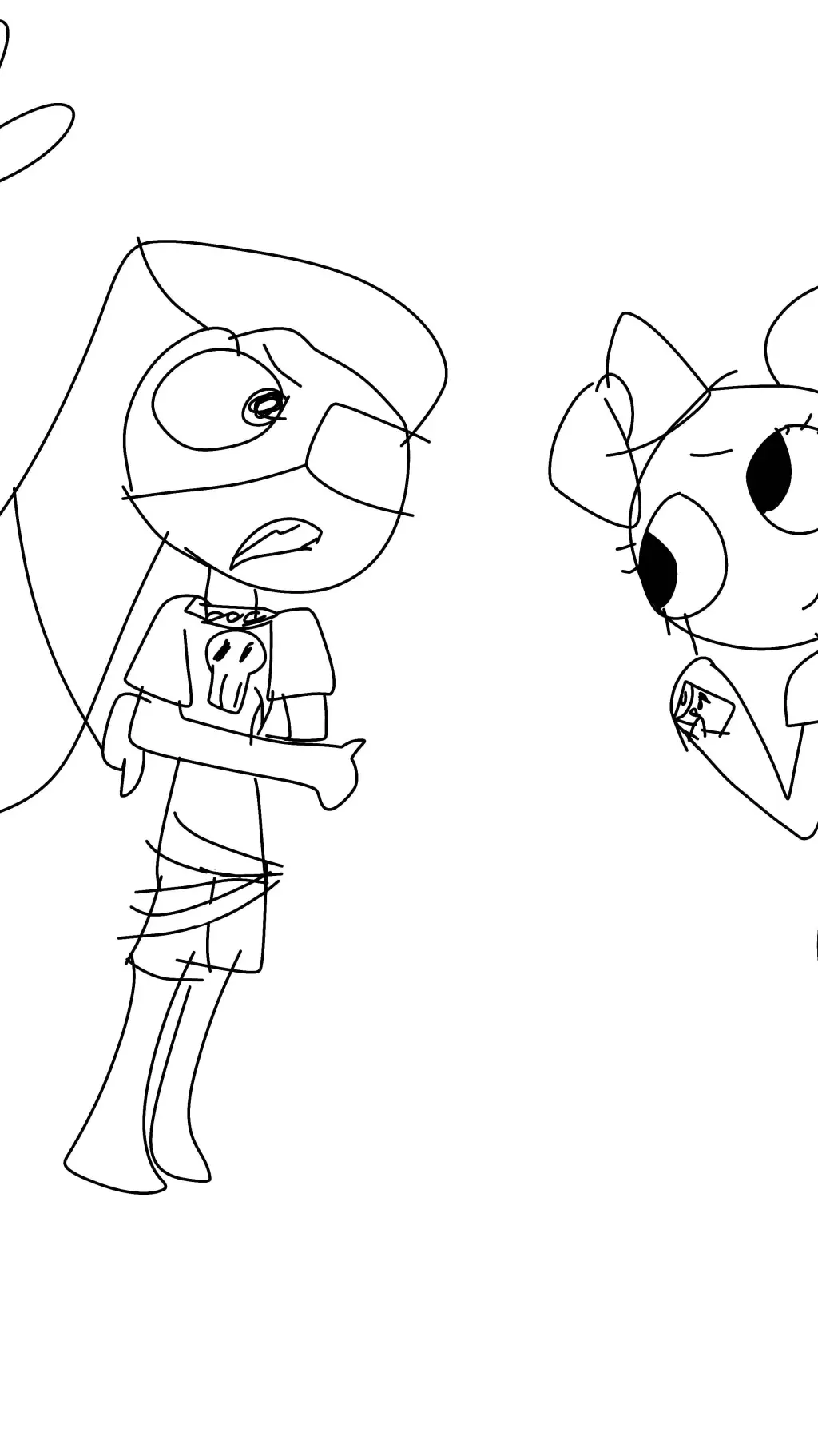 ai character: Poppy Vs shrimpo  background