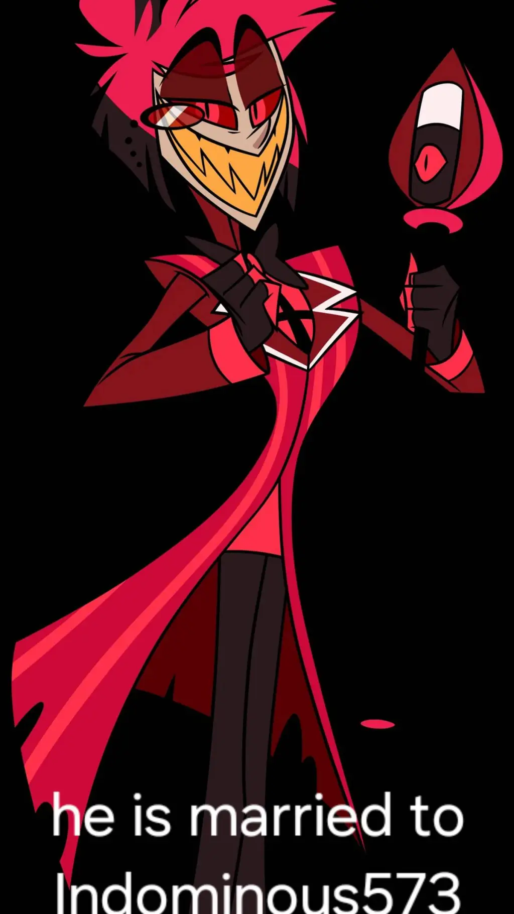 ai character: Indom × Alastor  background