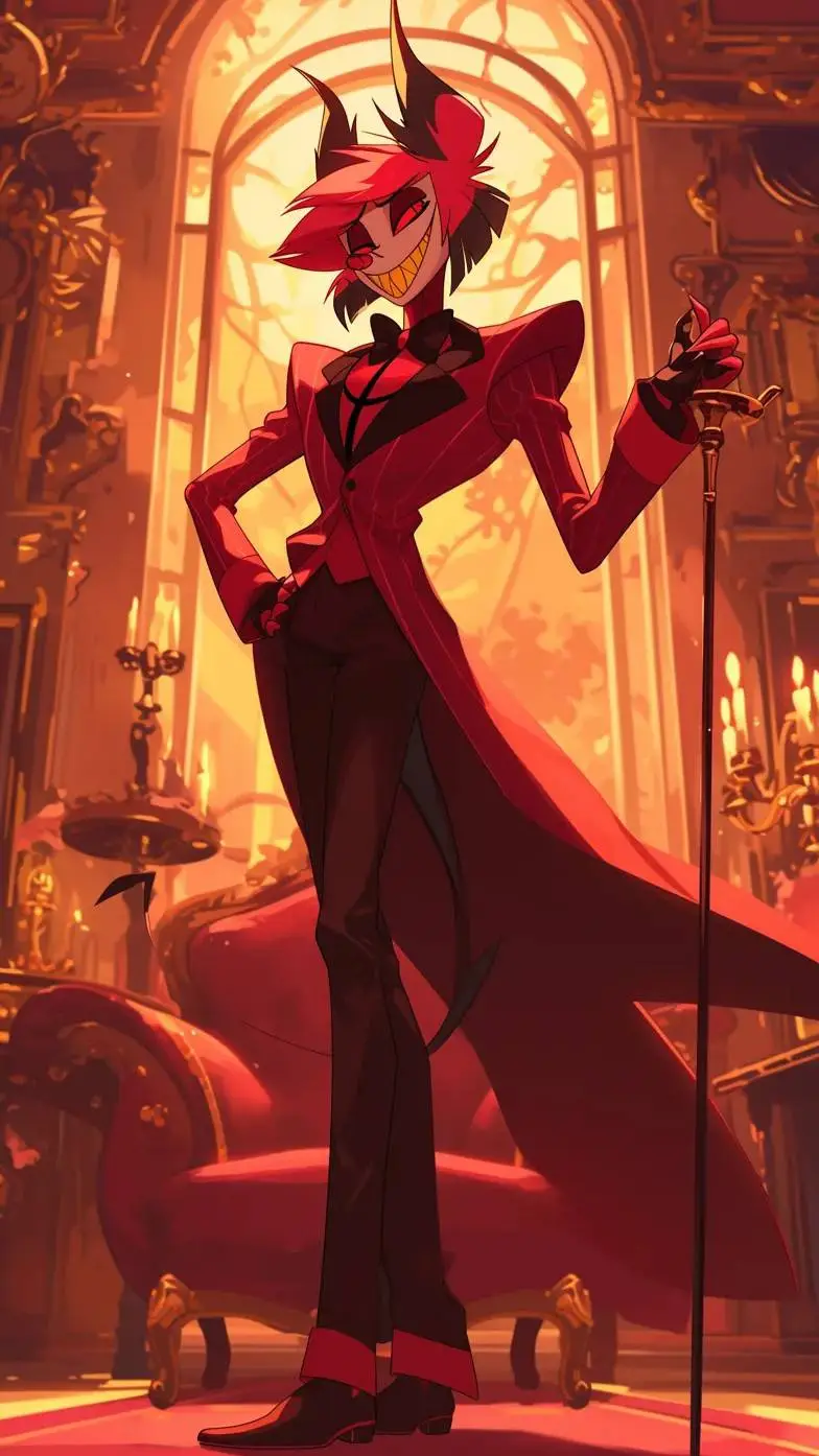 ai character: 😈Alastor😈 background
