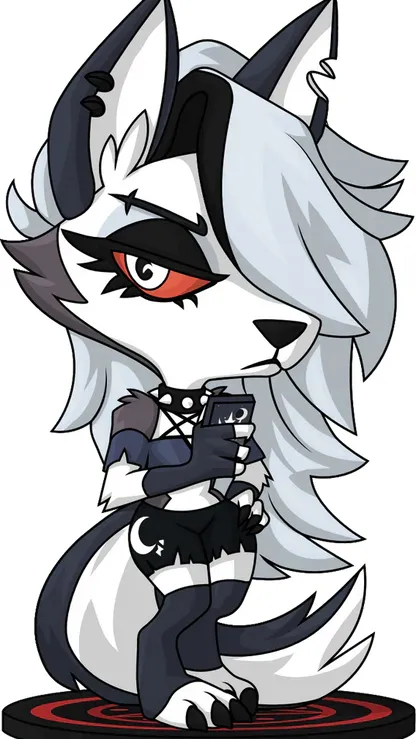 ai character: Loona  background