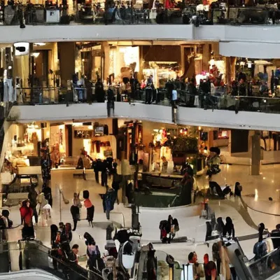 chat with ai character: The mall