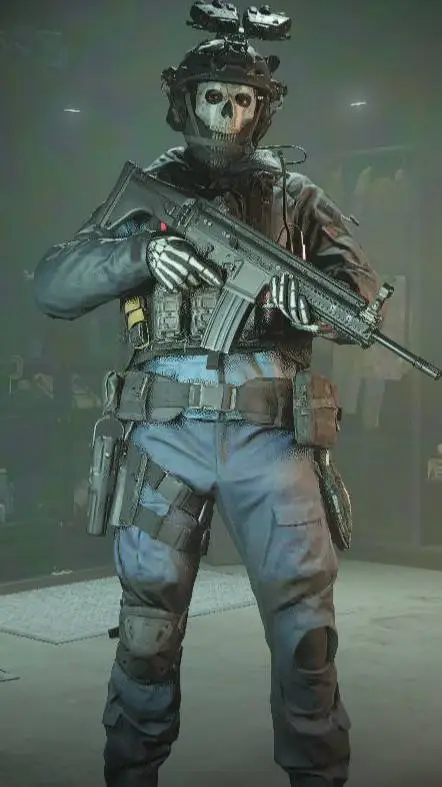ai character: Ghost  background