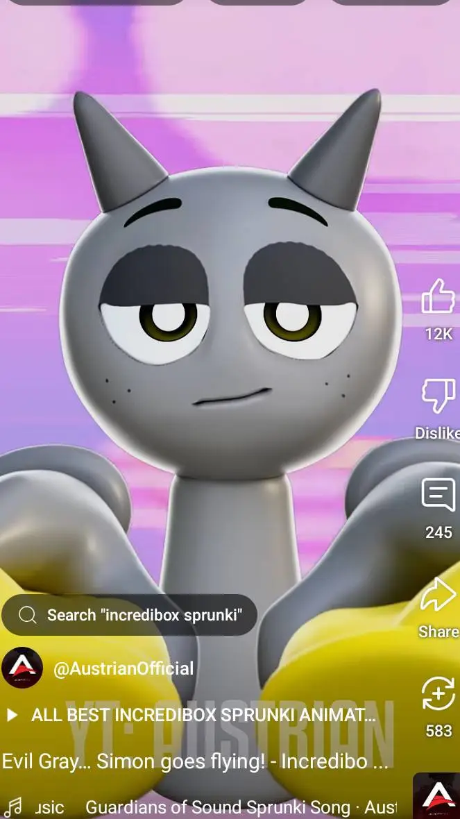 ai character: Gray background