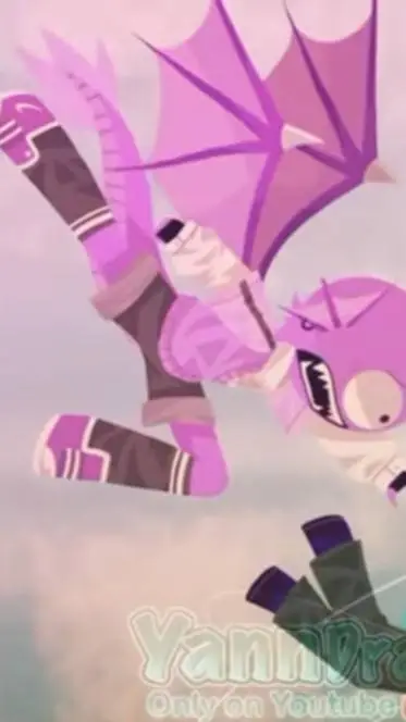 ai character: spunky's falling background