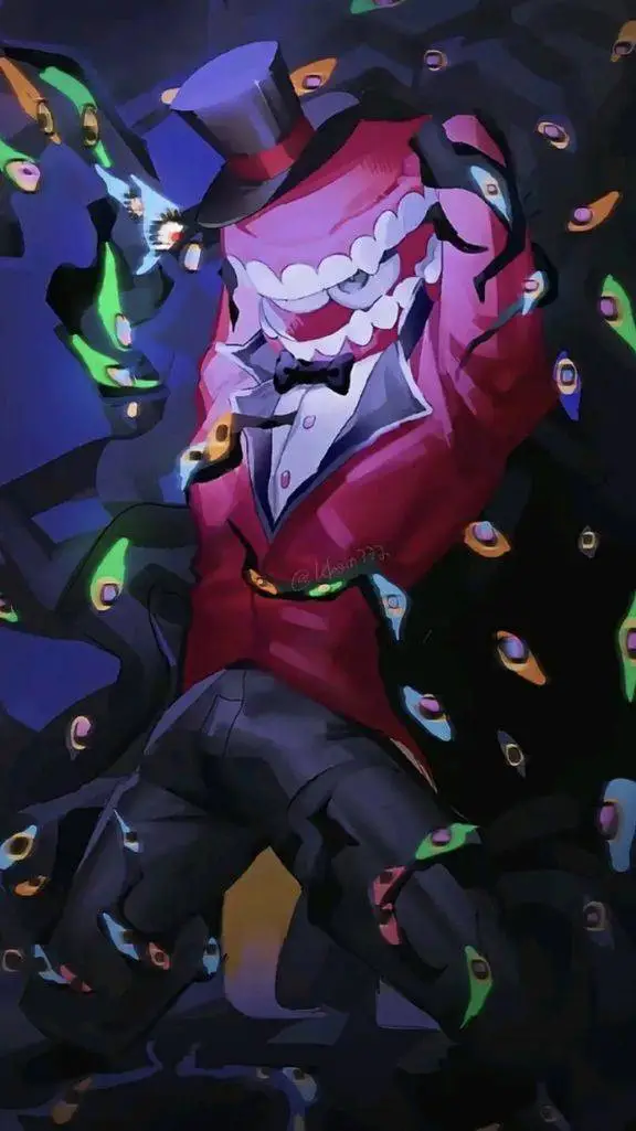 ai character: 𝐹𝓇𝑒𝒶𝓀𝓎𝒟𝑒𝒶𝓀𝓎 caine background