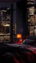 ai character: KNY Sleepover background