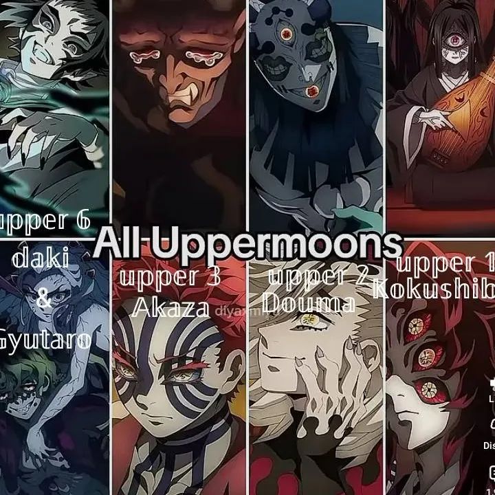 chat with ai character: Upper moons 𖤐✩⚡︎