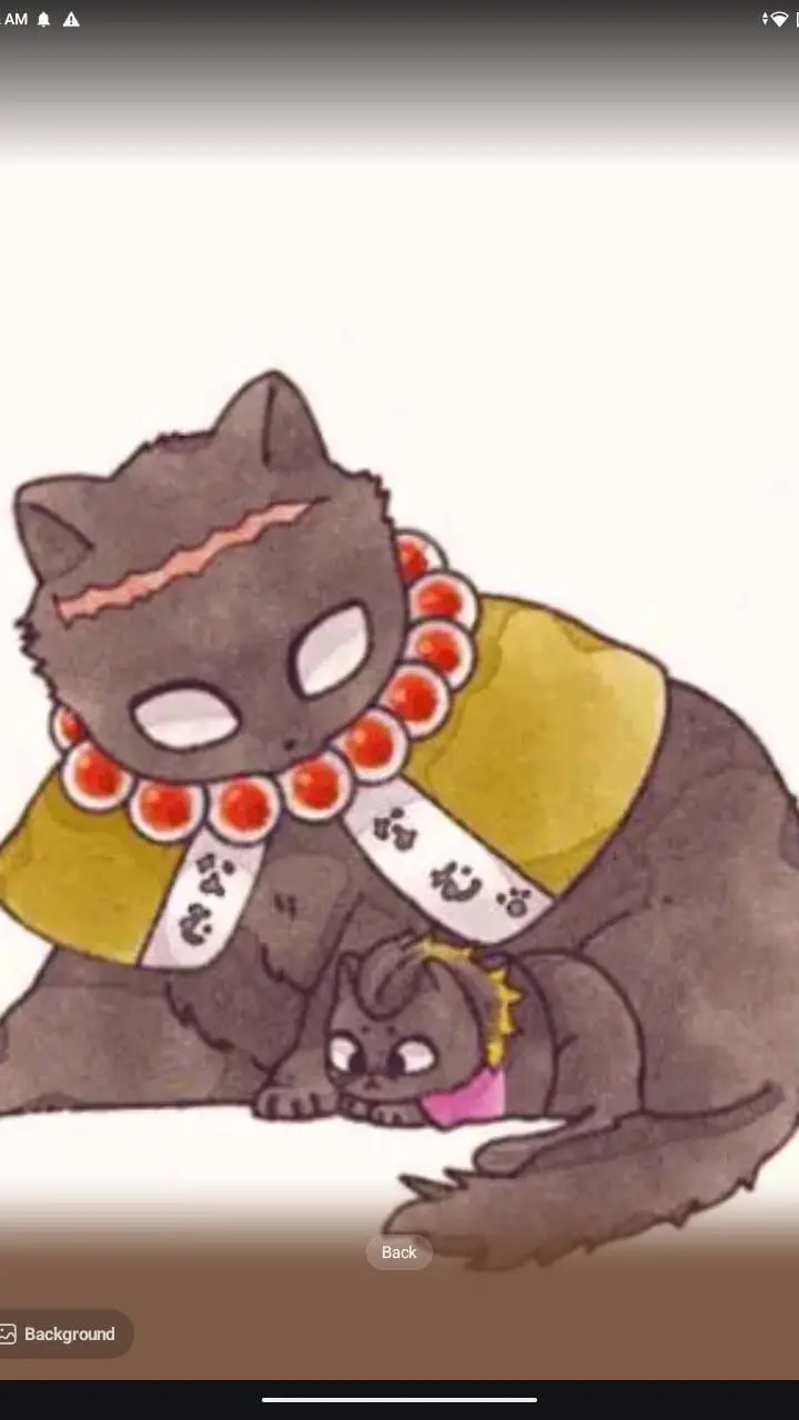 ai character: Cat Gyomei background