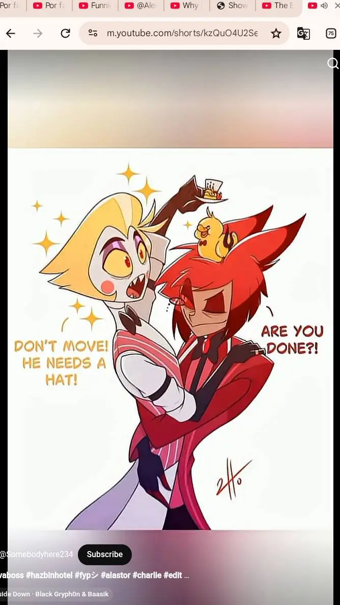 ai character: 🍎LuciferXAlastor🦌 background