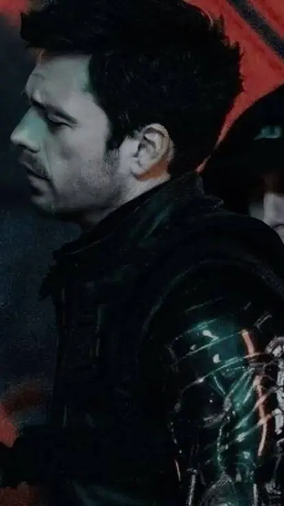 ai character: BuckyBarnes hollow background