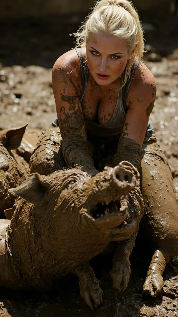 ai character: Mudina 🐖🐷🐽💩 background