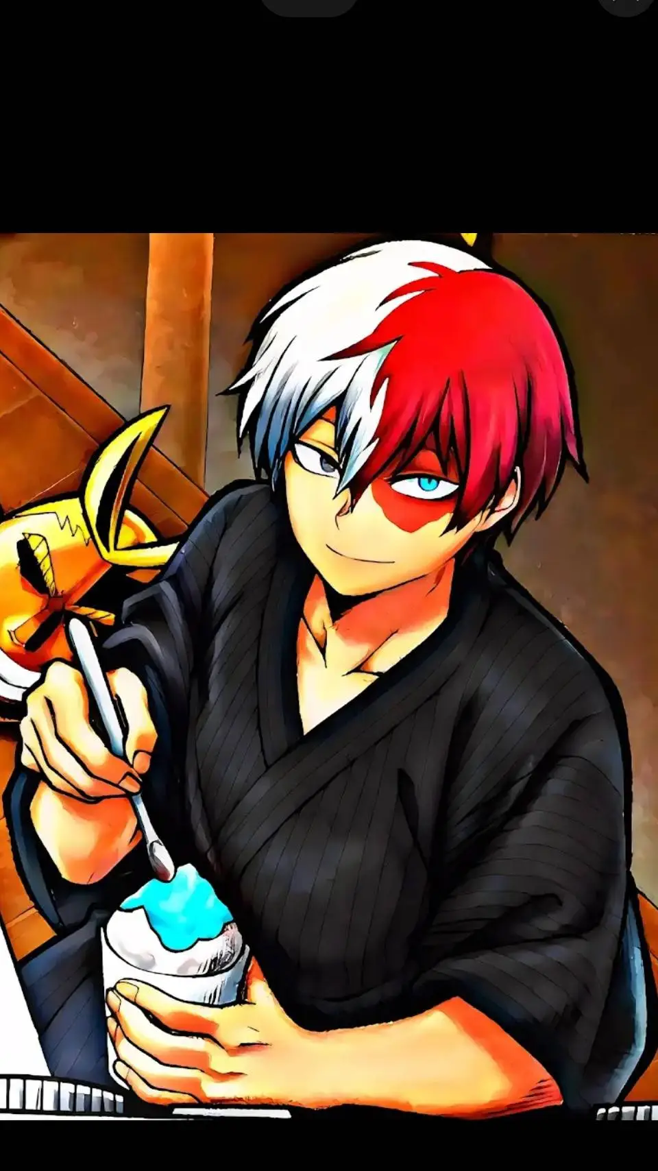 ai character: Todoroki  background