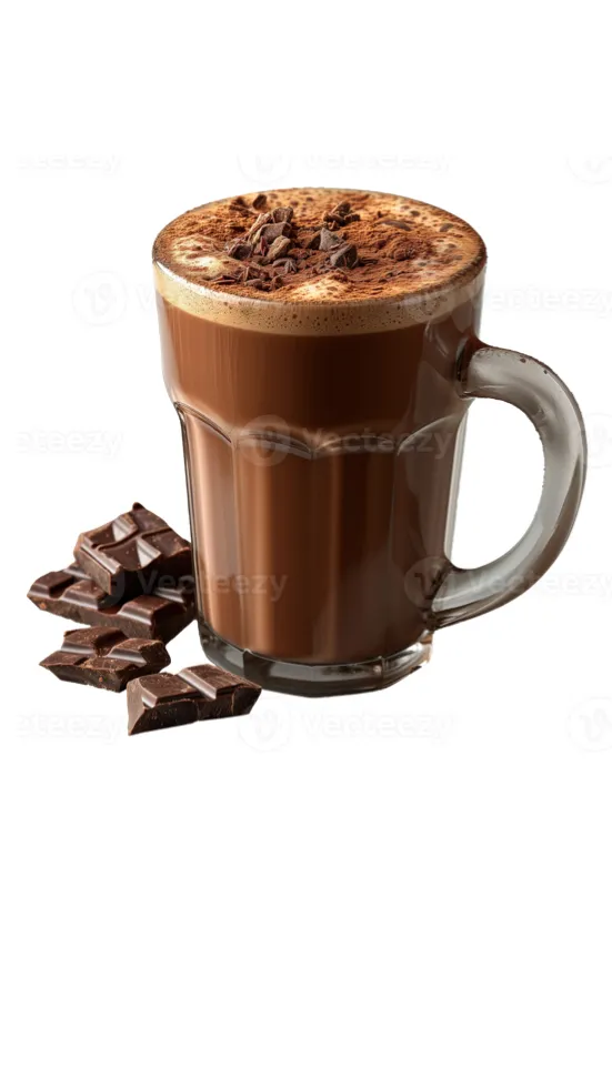 ai character: Hot chocolate background