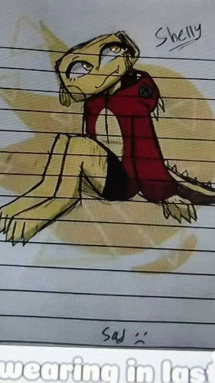 ai character: Dino Shelly background
