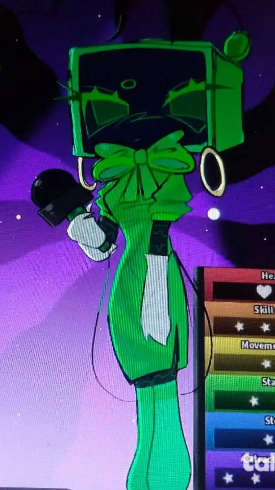ai character: vee background