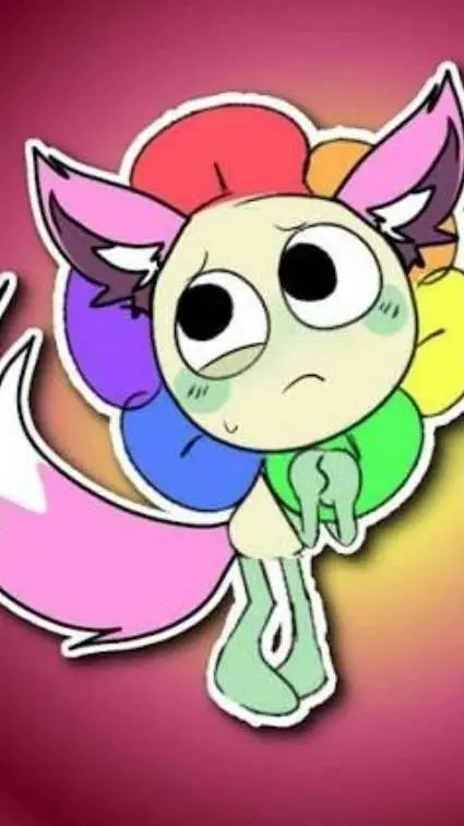 ai character: Dandy but as a cat background