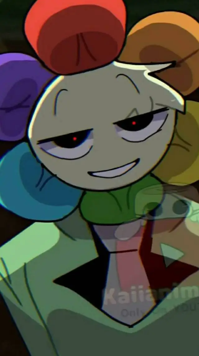 ai character: Dandy but CRAZY background