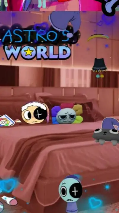 ai character: DW sleepover background