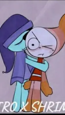 ai character: Astro x shrimpo background