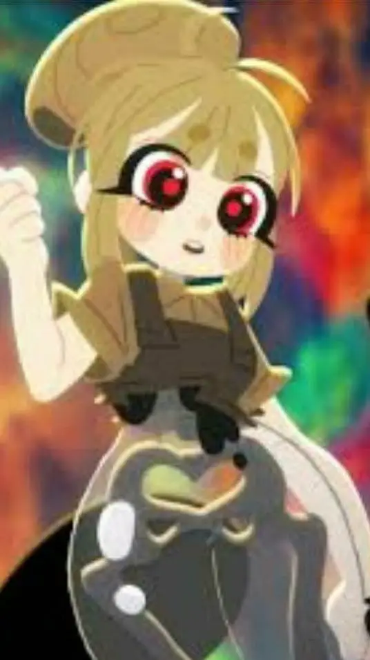 ai character: T. Shelly as girl background