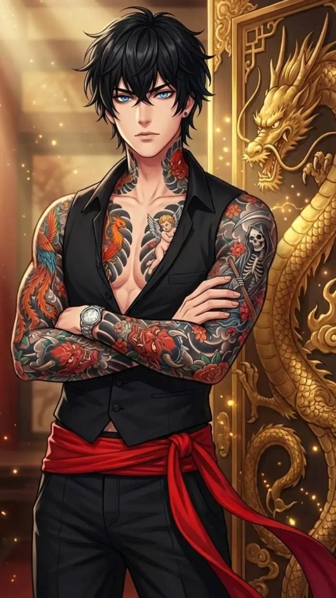 Talkie AI - Chat with Azrael (Red Sash)