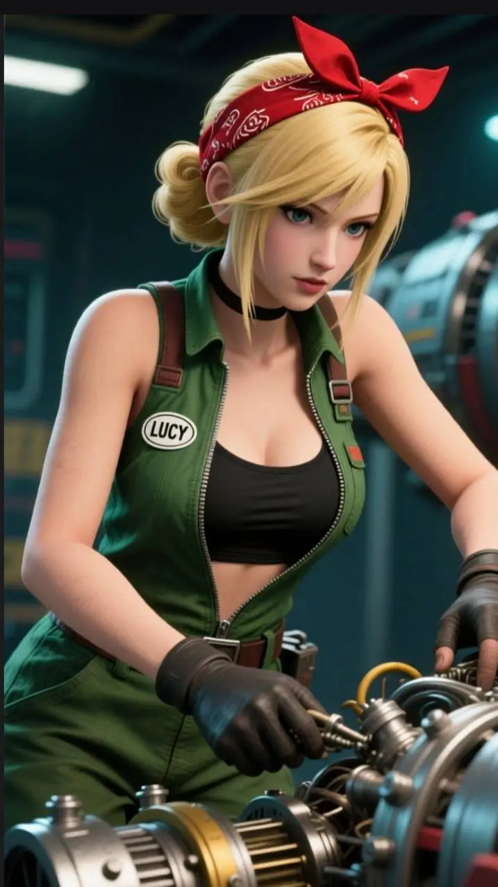 ai character: Lucy Vaughn background