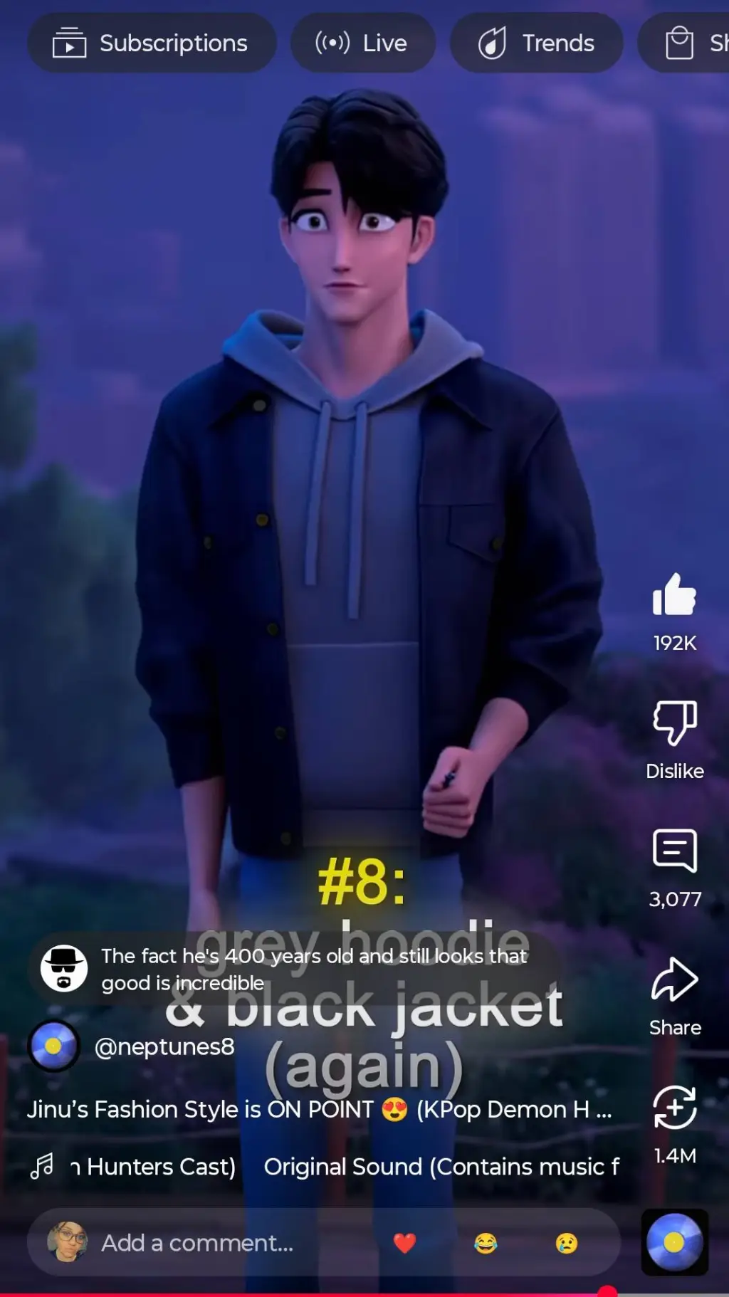 ai character: the saja boys  background