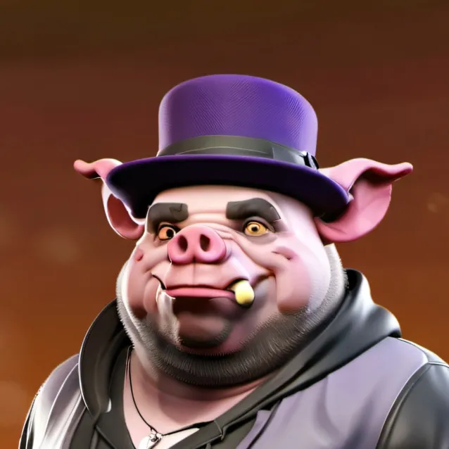 chat with ai character: pizza pig